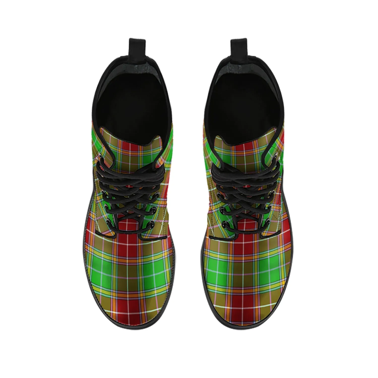 Baxter Modern Tartan Leather Boots