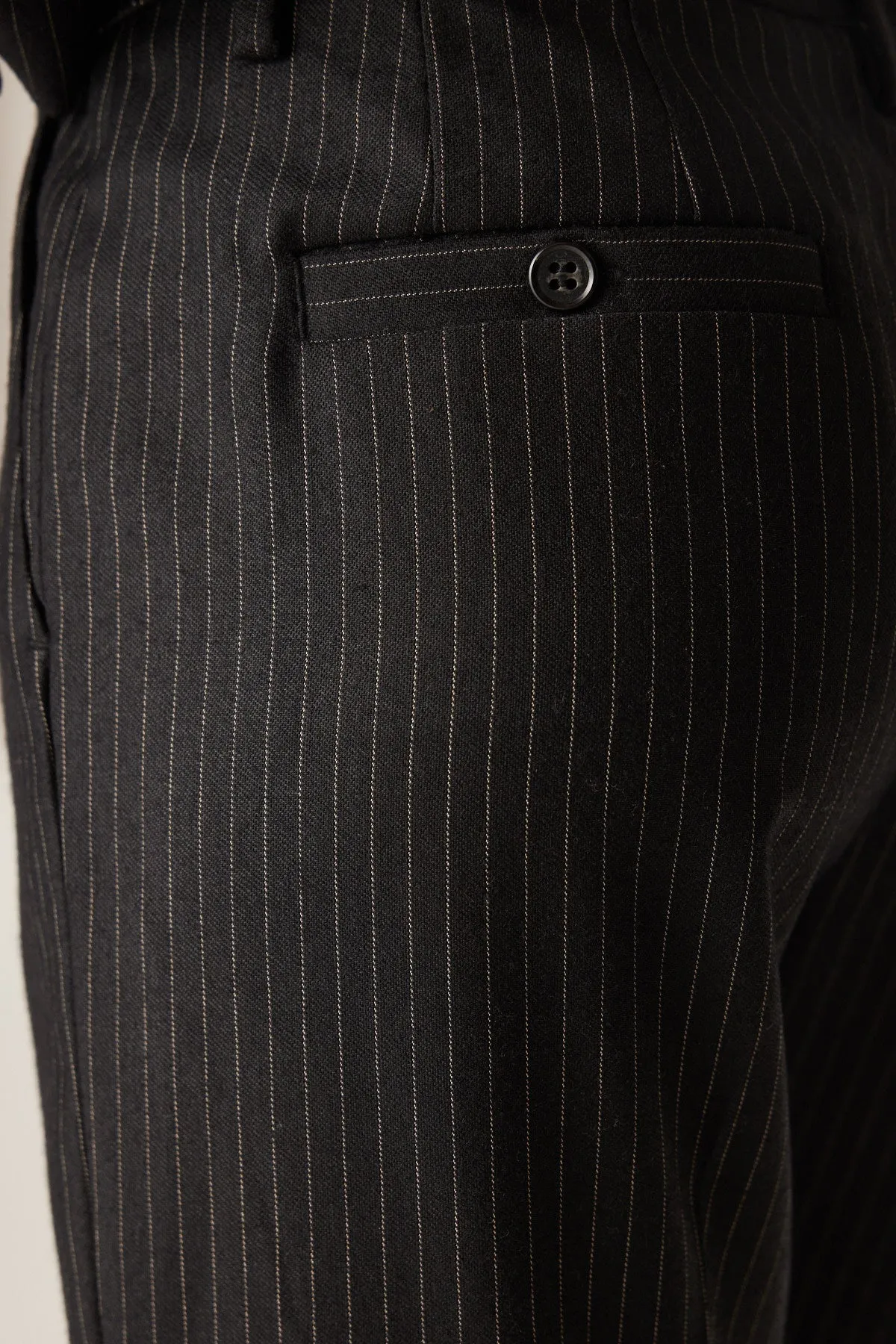 Baxter Pinstripe Pant - Black Pinstripe