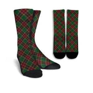 Baxter Tartan Crew Socks Cross Tartan Style