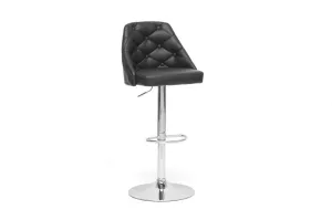 Baxton Studio Salzburg Black Modern Bar Stool