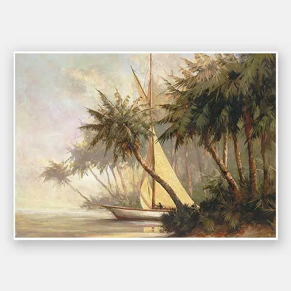 Bay of Palms Unframed Art Print