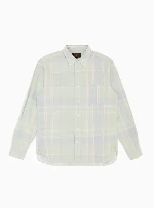 B.D. Big Fade Check Shirt Mint Green & Blue