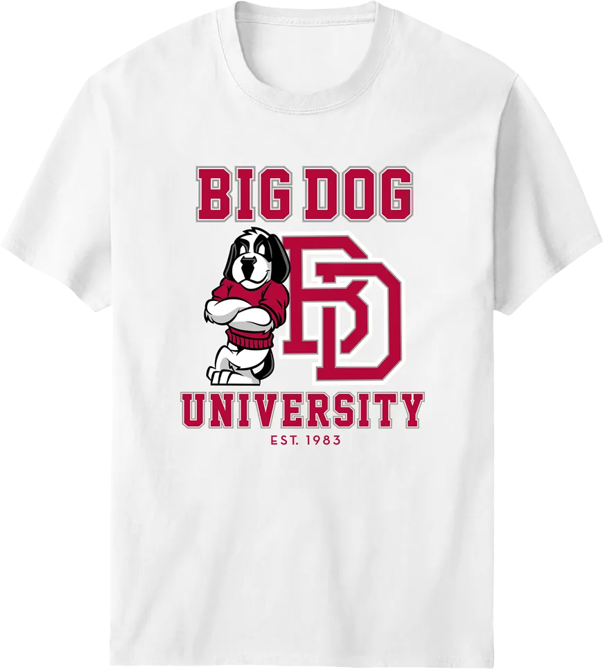 Bd University Red Gray T-shirt