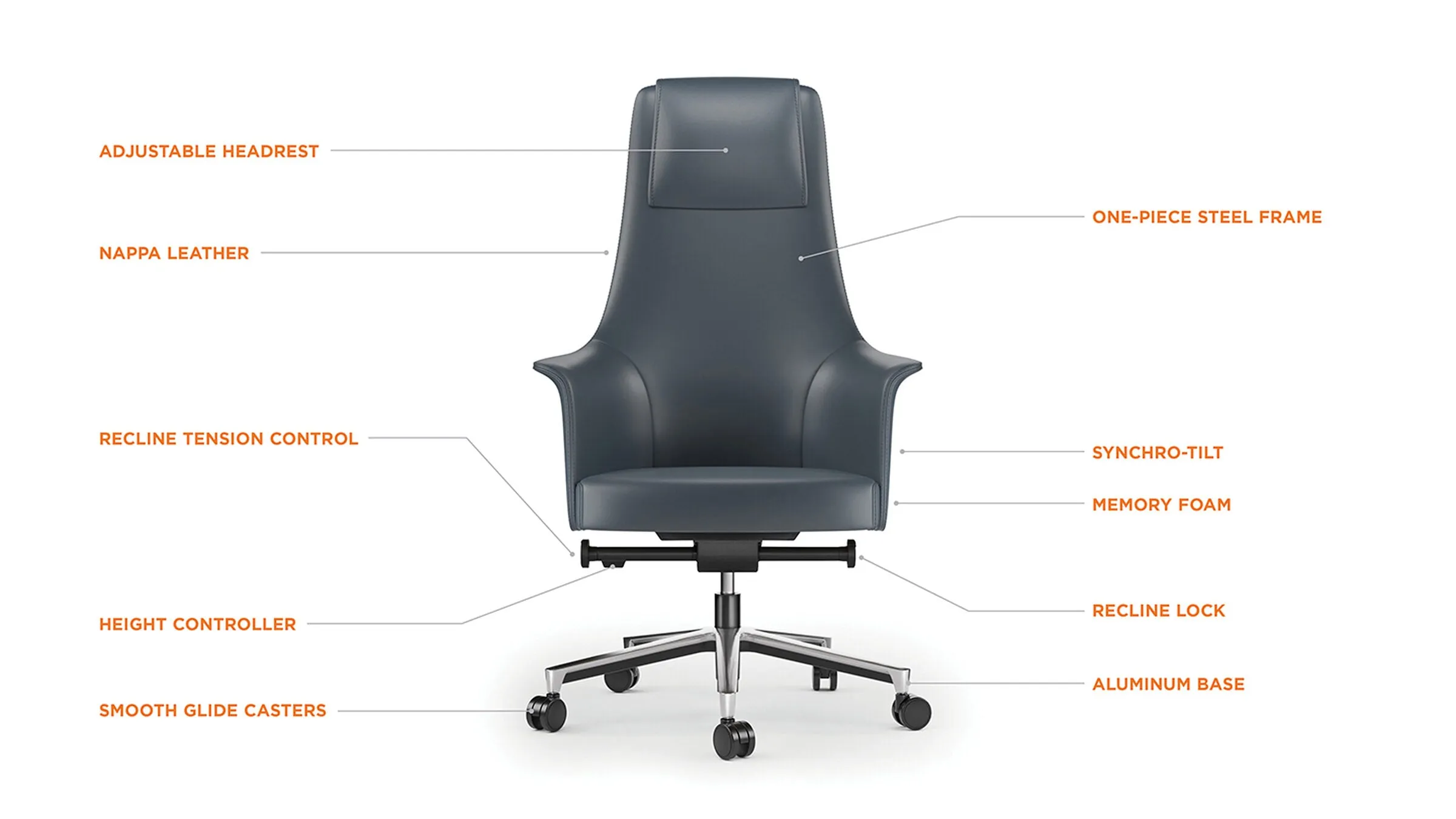 BDi Bolo™ 3531 Executive Office Chairs Collection