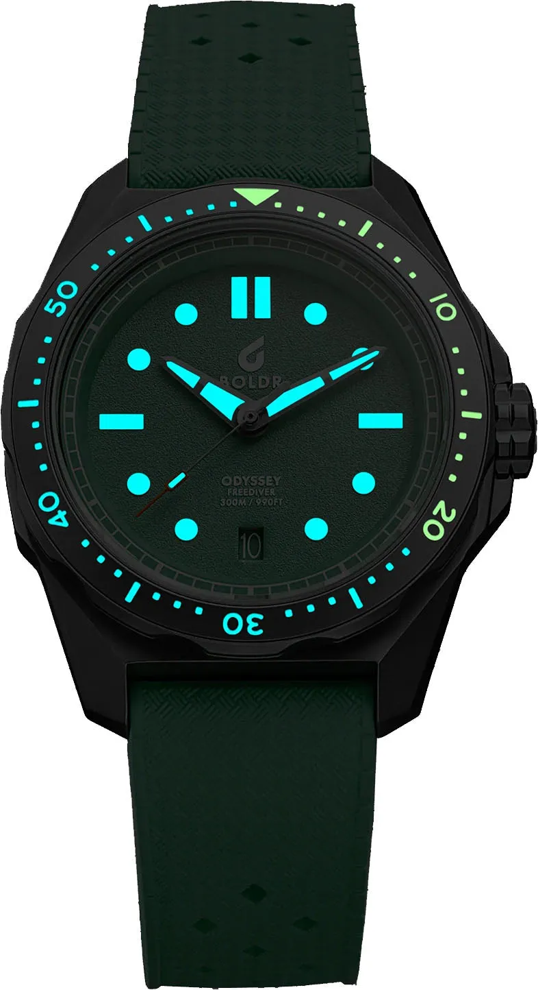 BDR Watch Odyssey Freediver Mint Green Limited Edition D