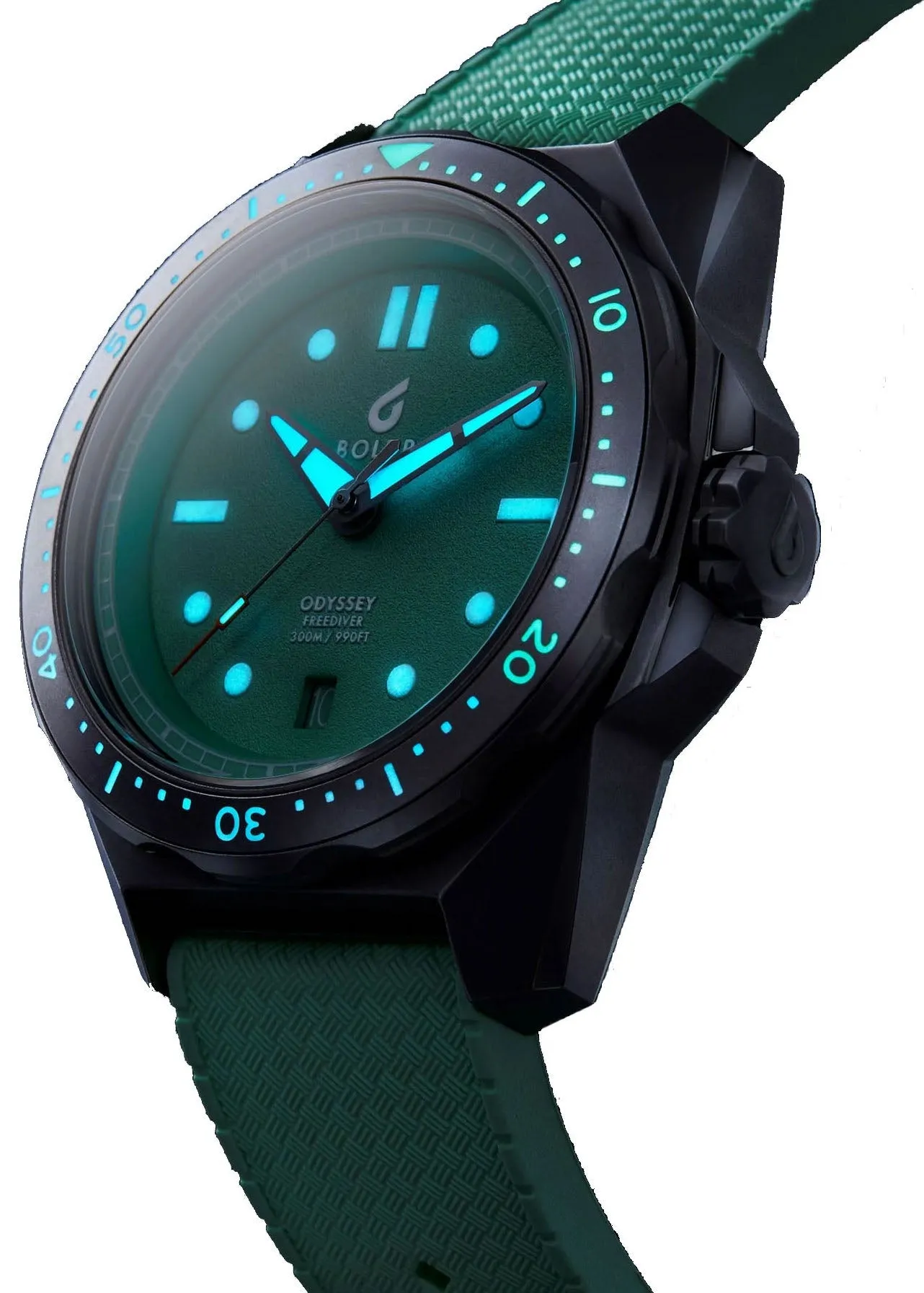 BDR Watch Odyssey Freediver Mint Green Limited Edition D