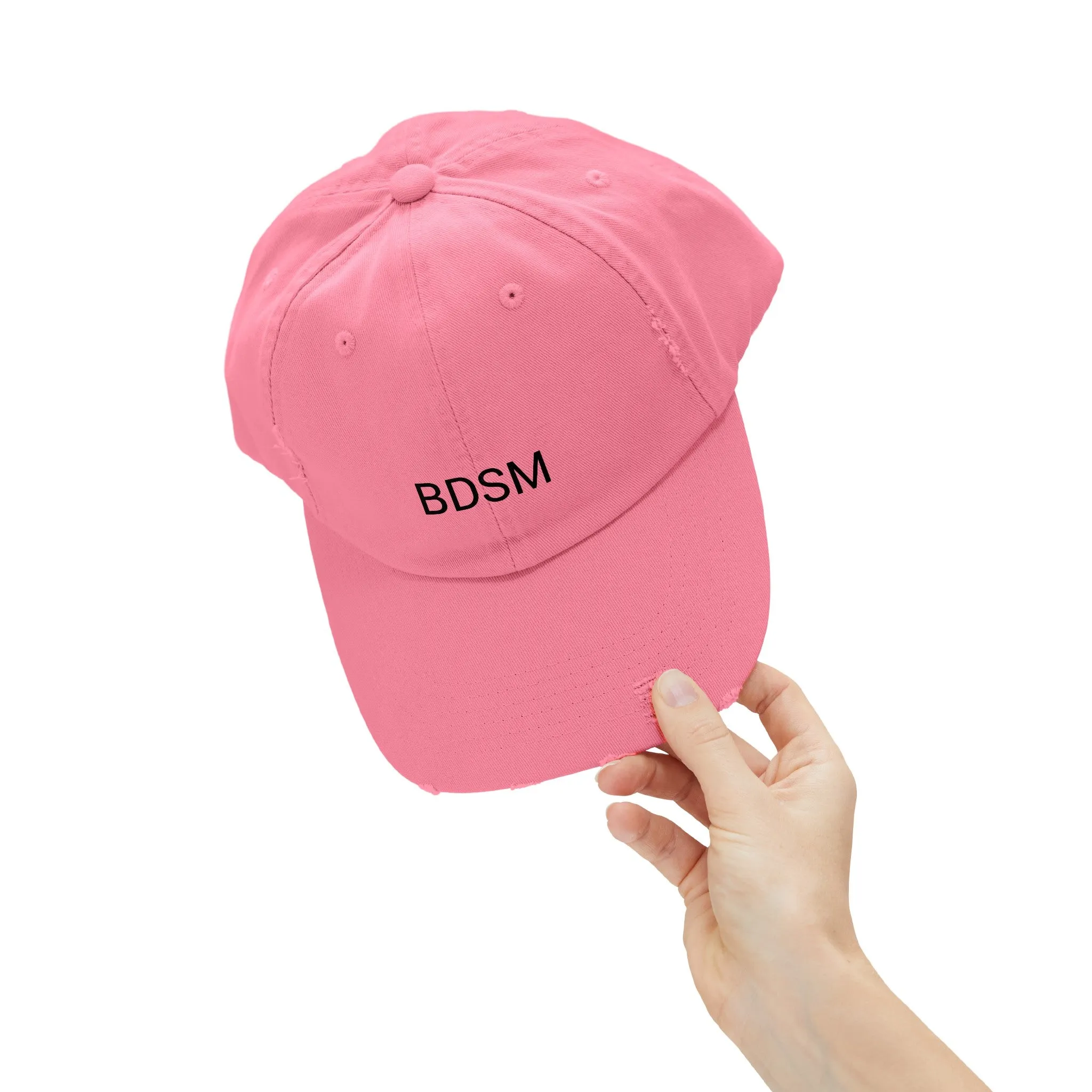 BDSM Distressed Cap in 6 colors