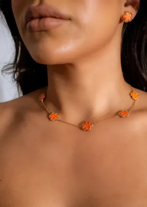 Be Honest Necklace Orange