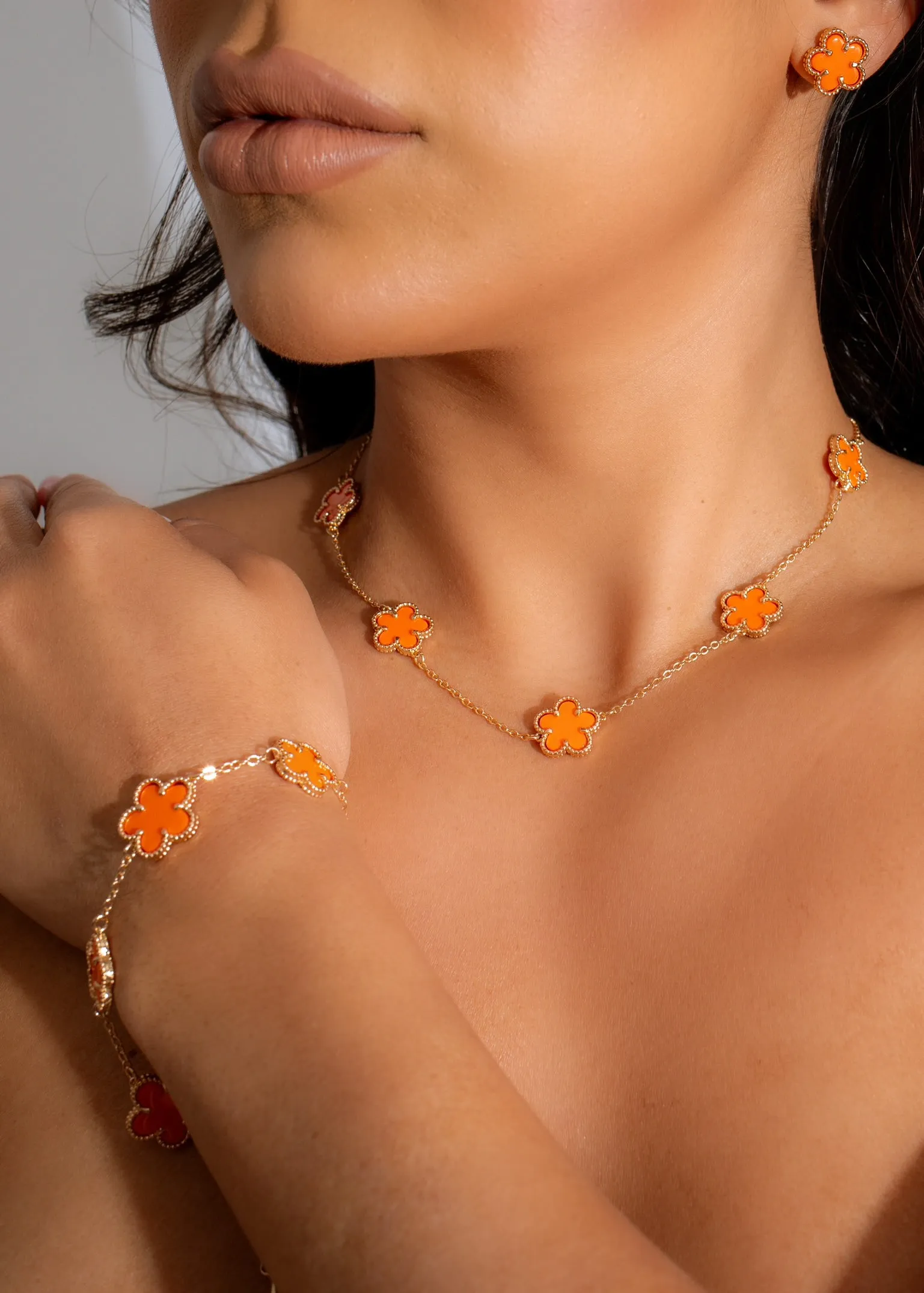 Be Honest Necklace Orange