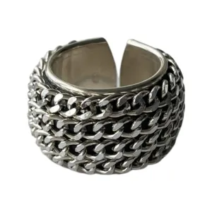 B.E. LAVA CHAIN RING BAND