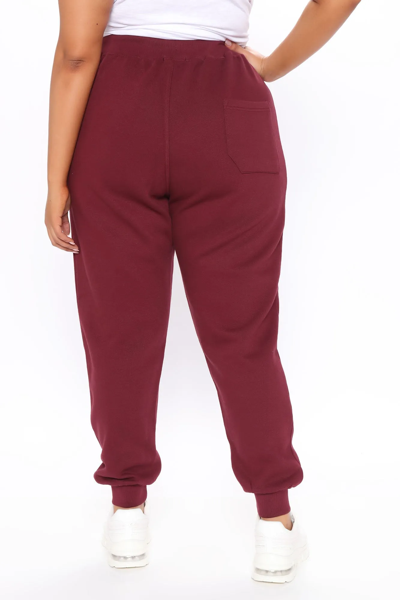 Be The Change Butterfly Sweatpants - Burgundy