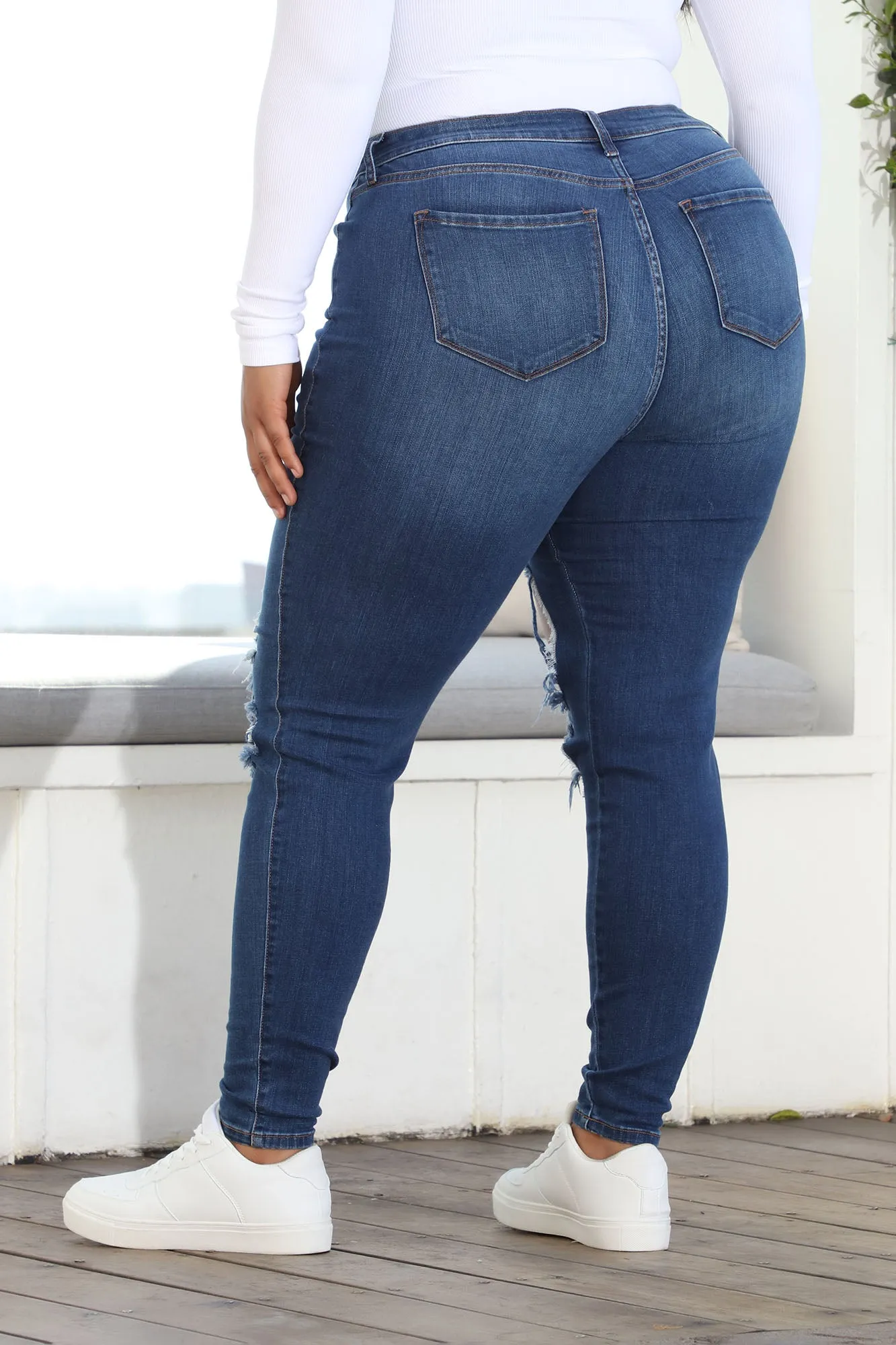 Beach Bum Jeans - Medium Blue