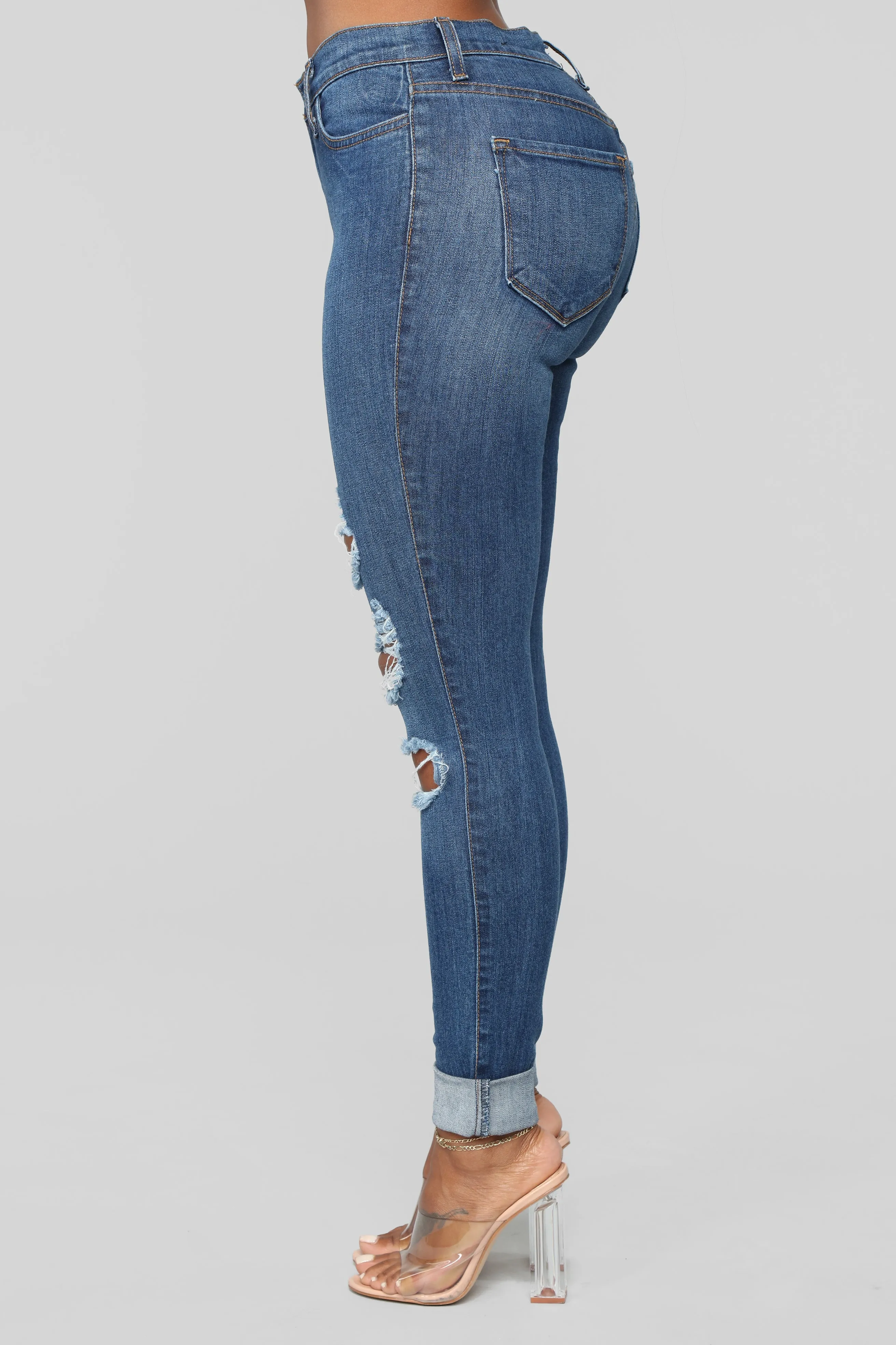 Beach Bum Jeans - Medium Blue