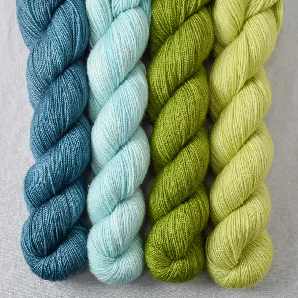 Beach Chair, Blue Ocean, Dragon Claw, Iantha - Yummy 2-Ply Quartet