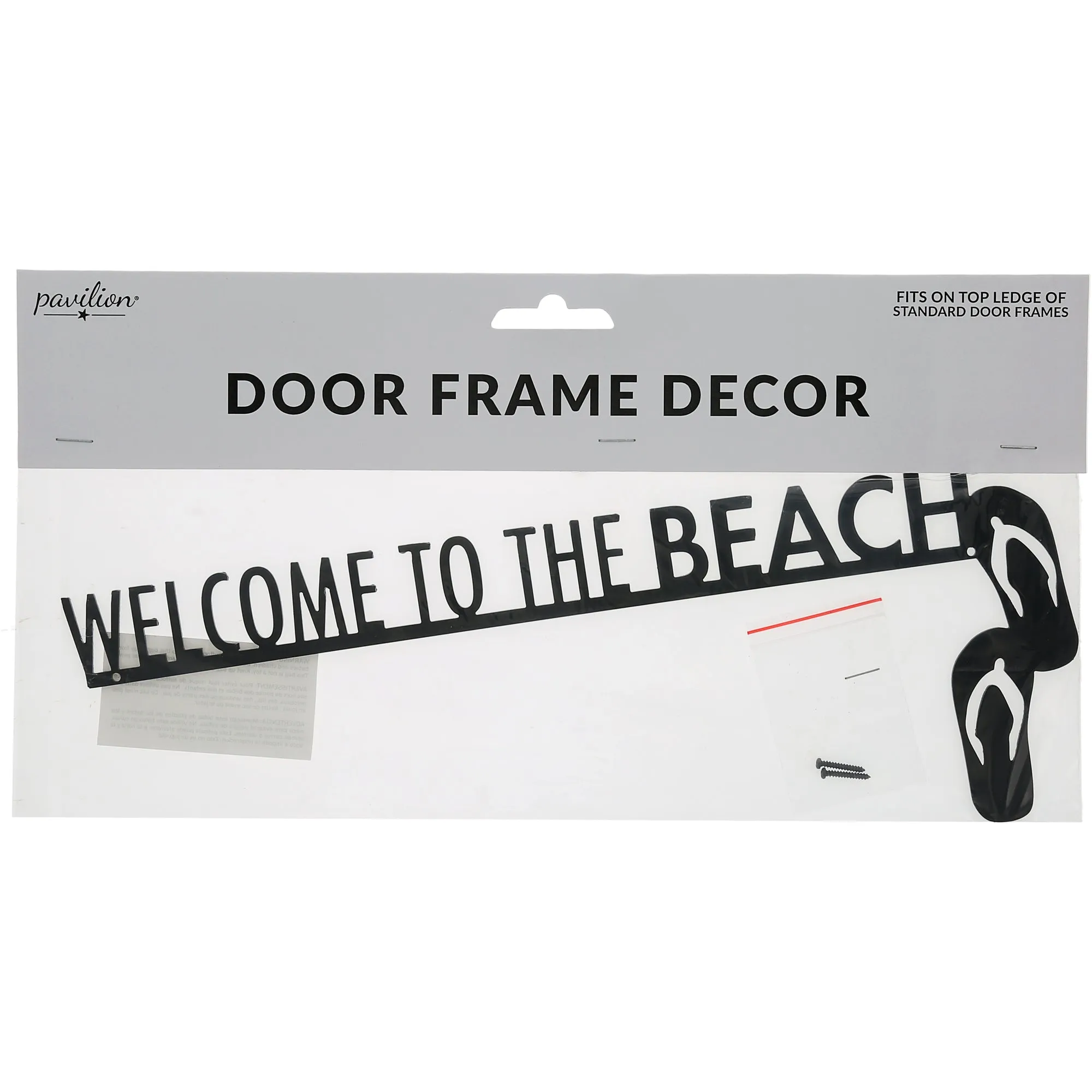 Beach Metal Door Topper