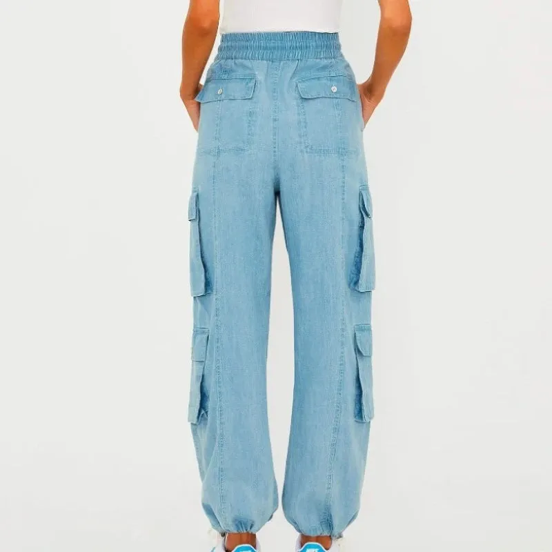 Beach Riot Cassius Pant- Denim Haze