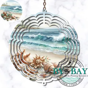 Beach Wind Spinner Sublimation Print