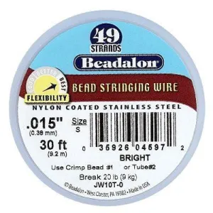 Beadalon 49 Strand .015 (30 feet)