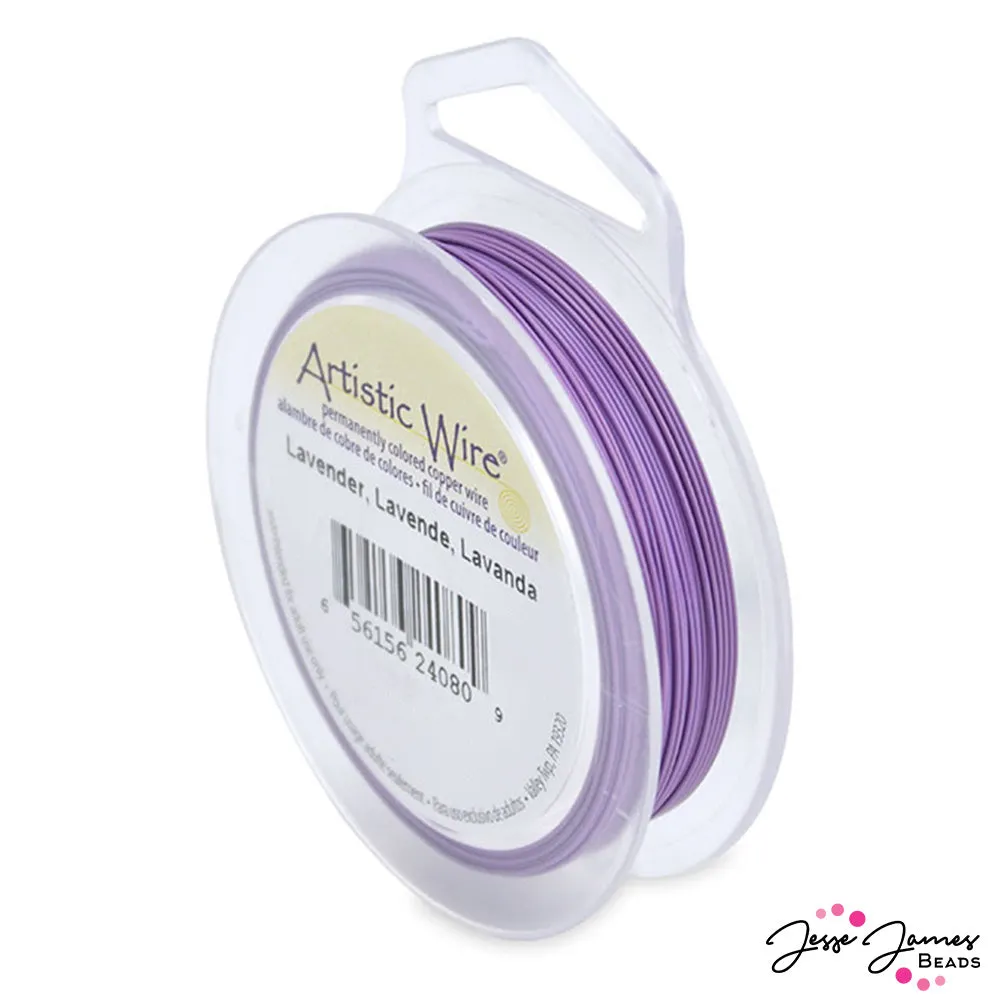 Beadalon Artistic Wire in 18 Gauge Lavender