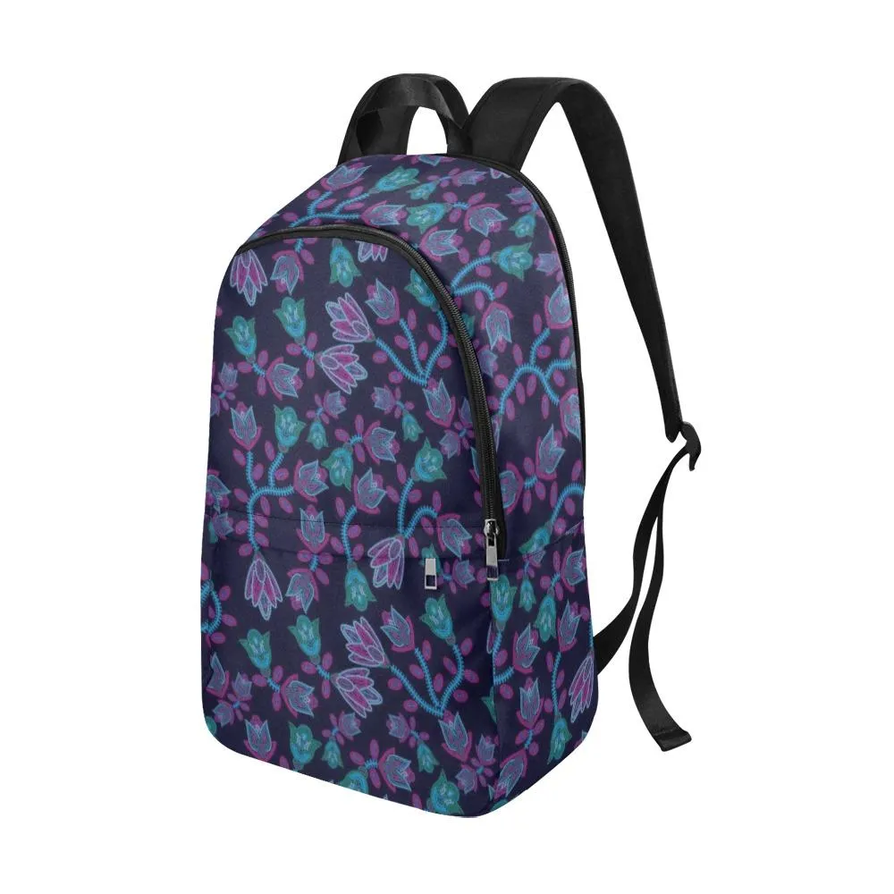 Beaded Blue Nouveau Backpack for Adult