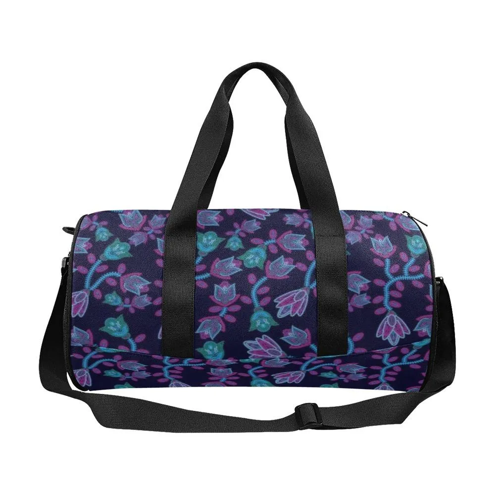 Beaded Blue Nouveau Duffle Bag