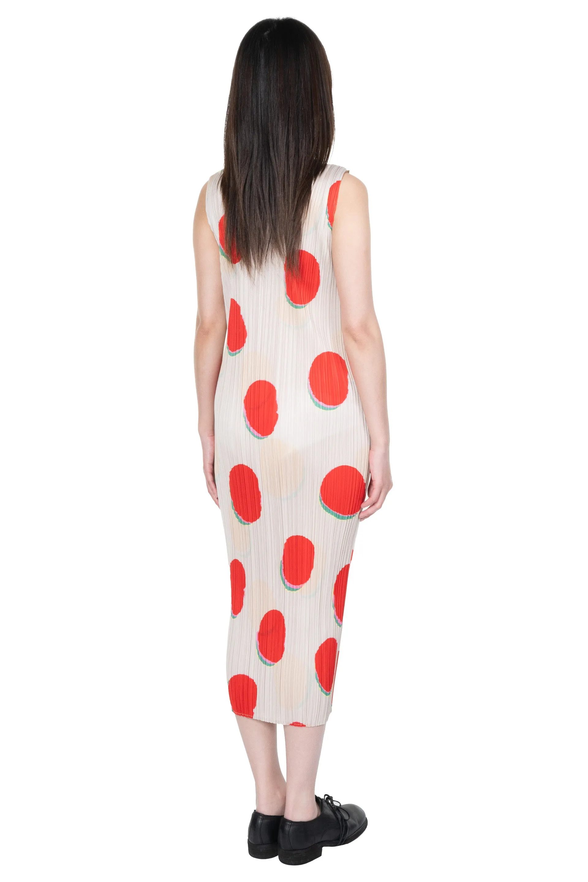 Bean Dots Dress Red