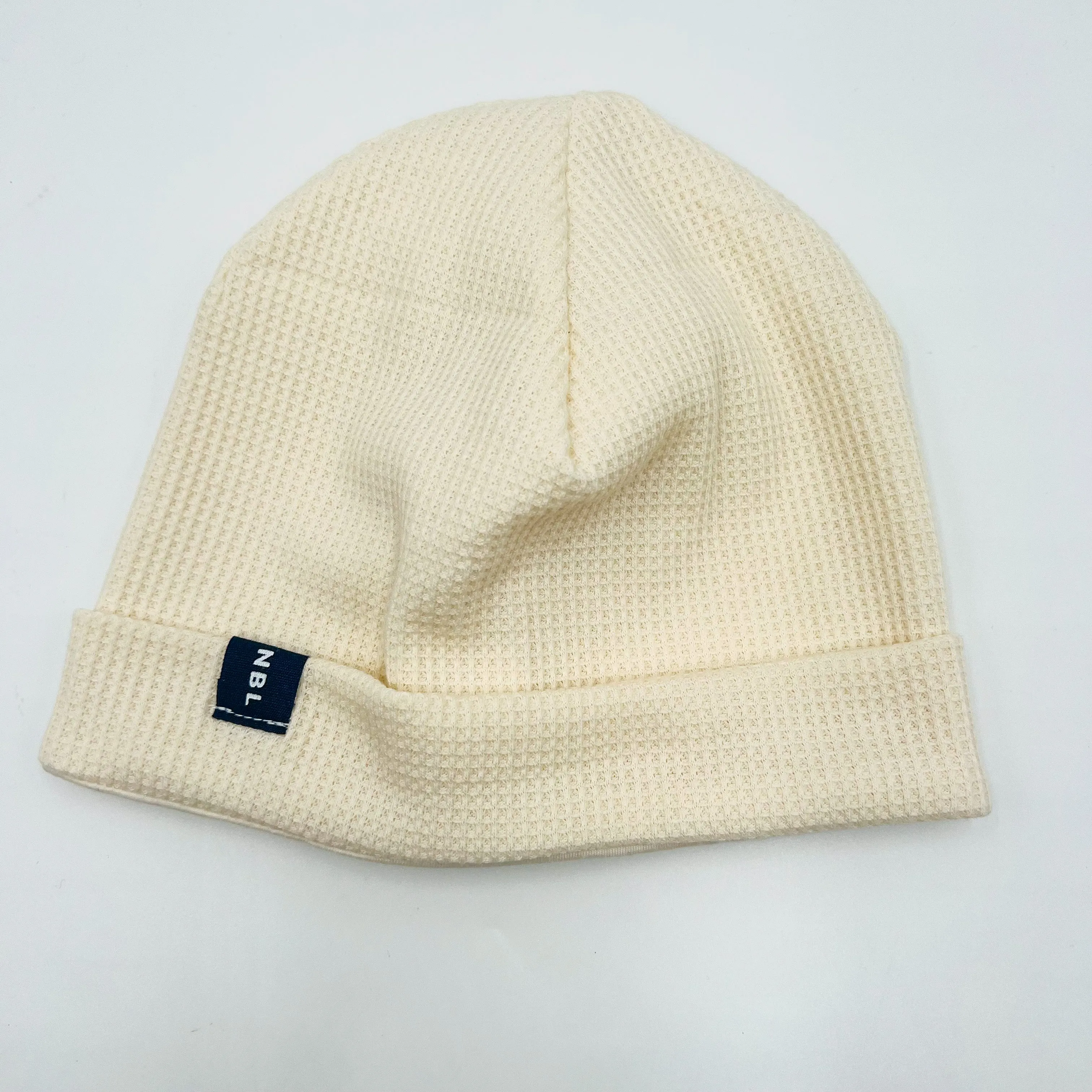 Beanie Hat (Cream Waffle)