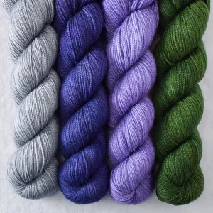 Beanstalk, Dark Pleiades, Oomph, Slate - Yummy 2-Ply Quartet