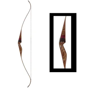 Bear '59 Kodiak Recurve Bow (60") -
Shedua / Purple Heart / Green Glass