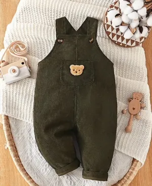 Bear-y cute corduroy overalls