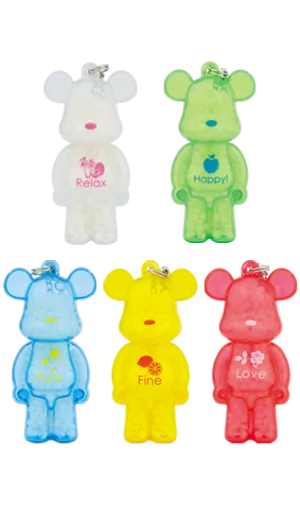 Bearbrick Kumaroma Air Freshner Keychain Figure