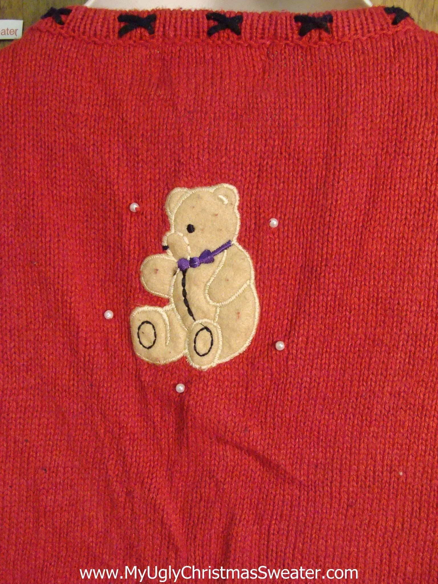 Bears and Horse 2sided Holiday Sweater Vest