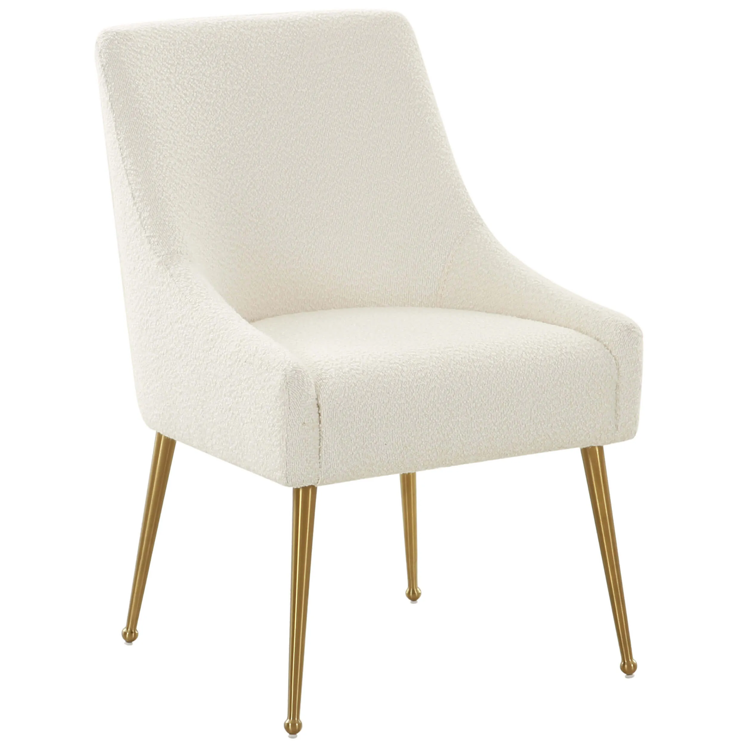 Beatrix Boucle Side Chair, Cream