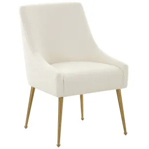 Beatrix Boucle Side Chair, Cream