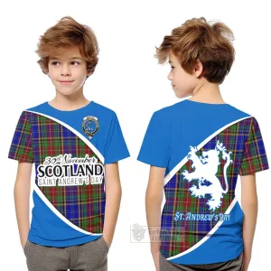 Beattie (Beatty) Family Crest Tartan Kid T-Shirt Celebrate Saint Andrew's Day in Style