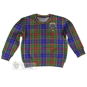 Beattie (Beatty) Tartan Kid Ugly Sweater with Family Crest