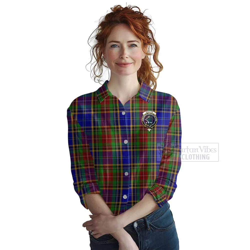 Beattie (Beatty) Tartan Women's Casual Shirt with Family Crest DNA In Me Style