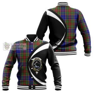 Beattie Tartan Baseball Jacket with Family Crest Circle Style