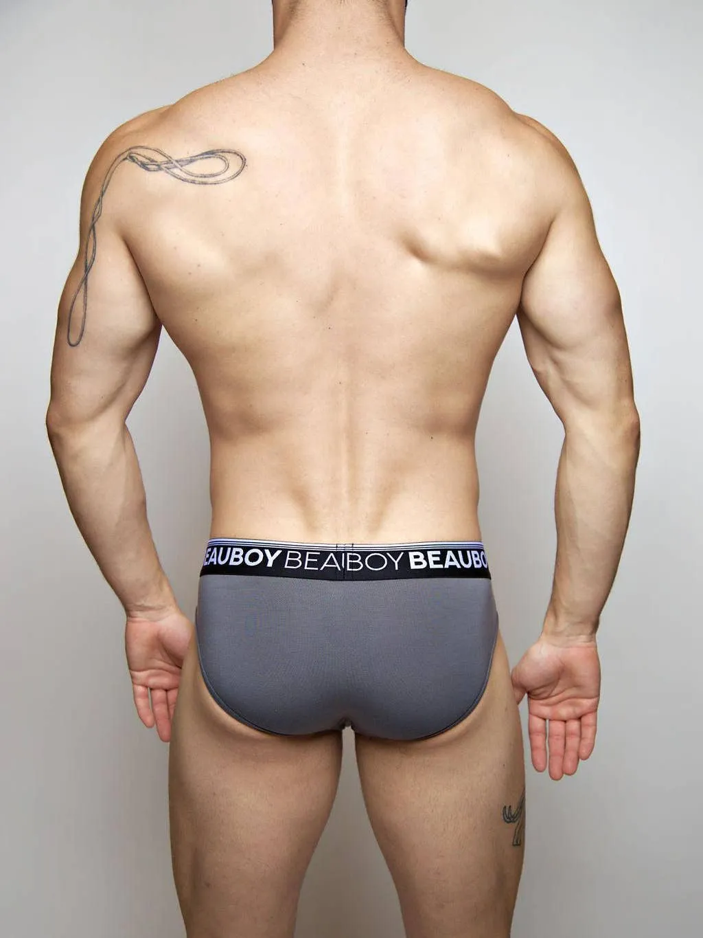 Beauboy Logo Classic Brief Gray