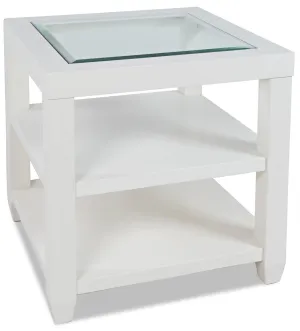 Beaumont End Table - White