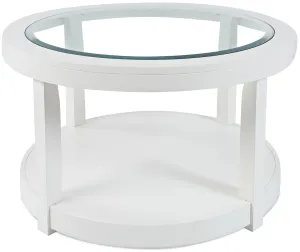 Beaumont Round Coffee Table - White