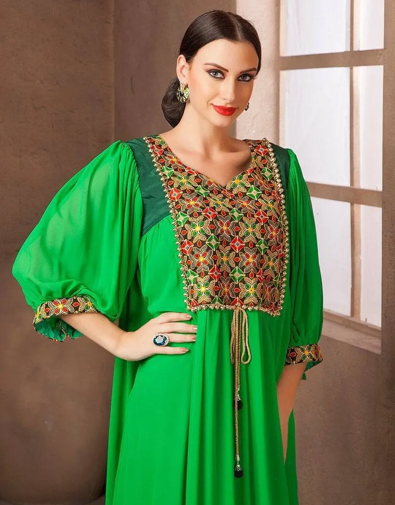 Beautiful A-line Kaftan