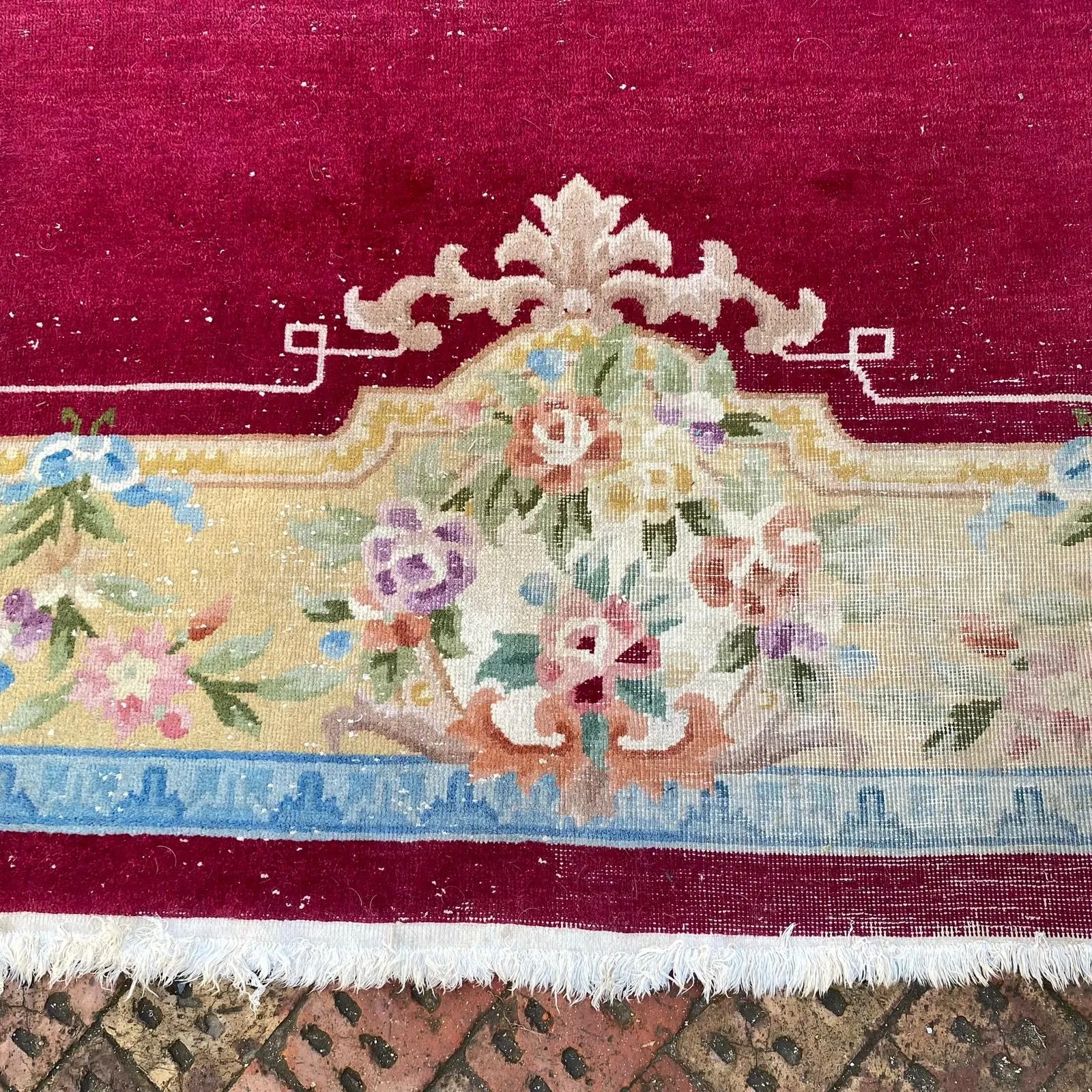 Beautiful and Bold Vintage Carpet - SOLD