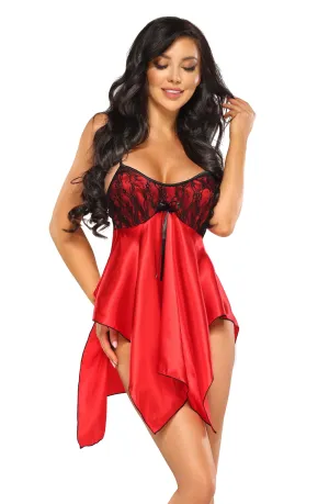 Beauty Night BN6646 Julieta Chemise Red