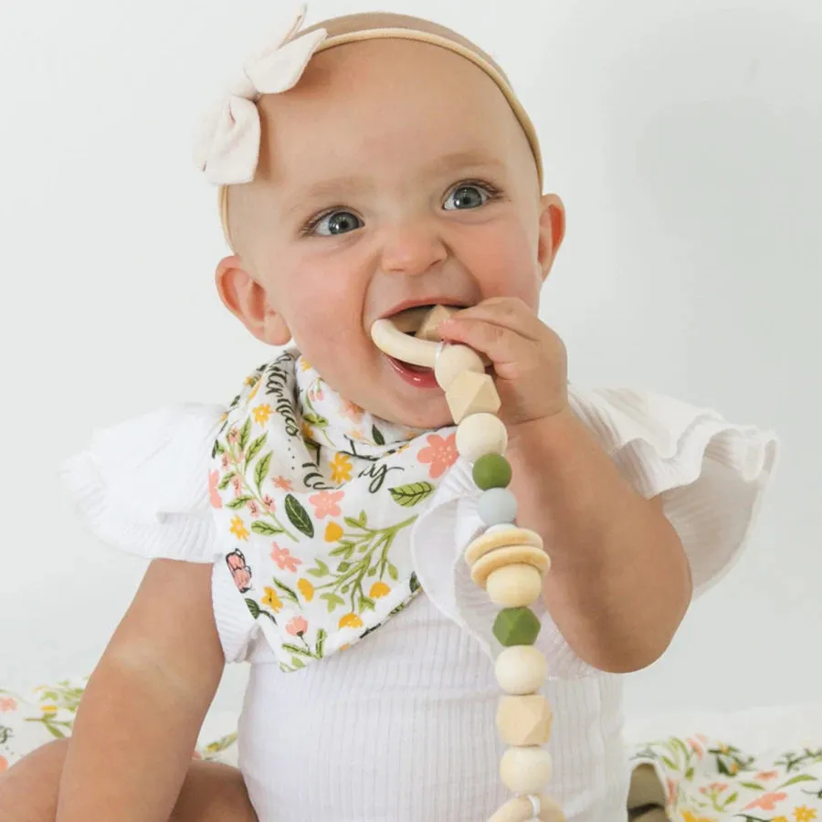 Bebe Au Lait Flutterby Oh So Soft Muslin Bandana Bib