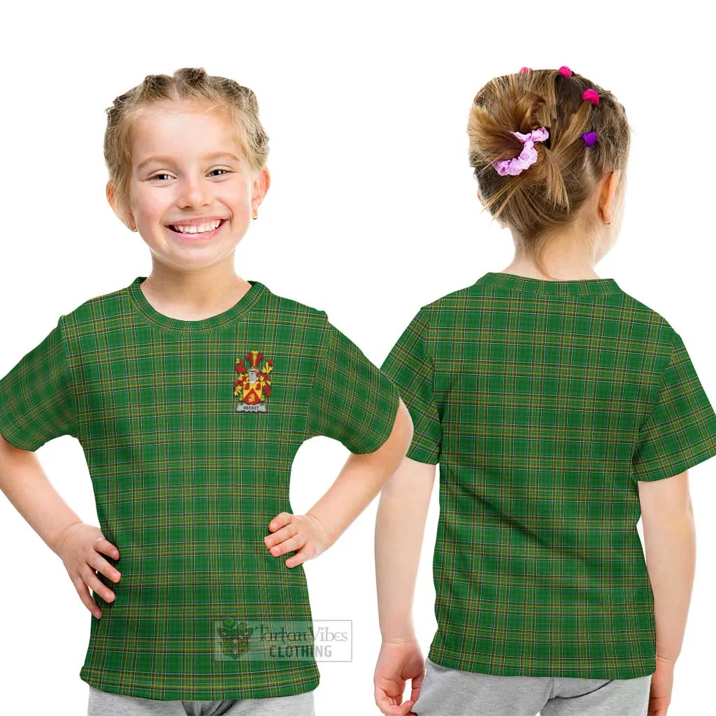 Becket Irish Clan Kid T-Shirt with Coat of Arms