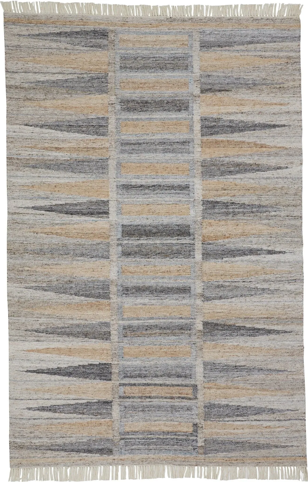 Beckett 8900817F Tan/Gray Rug