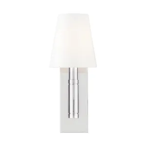 Beckham Classic 1-Light Wall Sconce in Polished Nickel