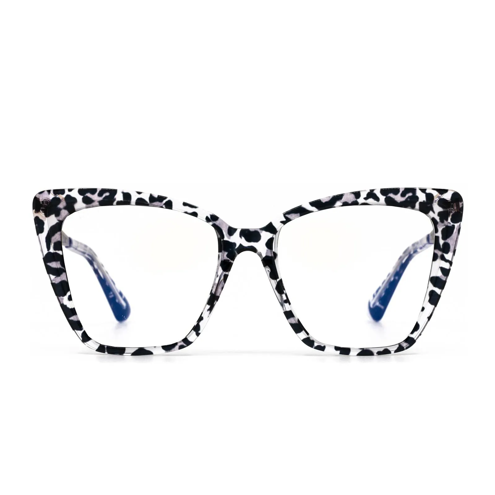 BECKY II - CLEAR LEOPARD   PRESCRIPTION GLASSES