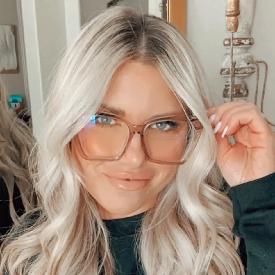 BECKY II - CLEAR LEOPARD   PRESCRIPTION GLASSES